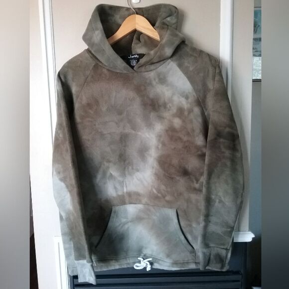 Justify Pullover Tie Dyed Hoodie Women's Size Large - Picture 3 of 6